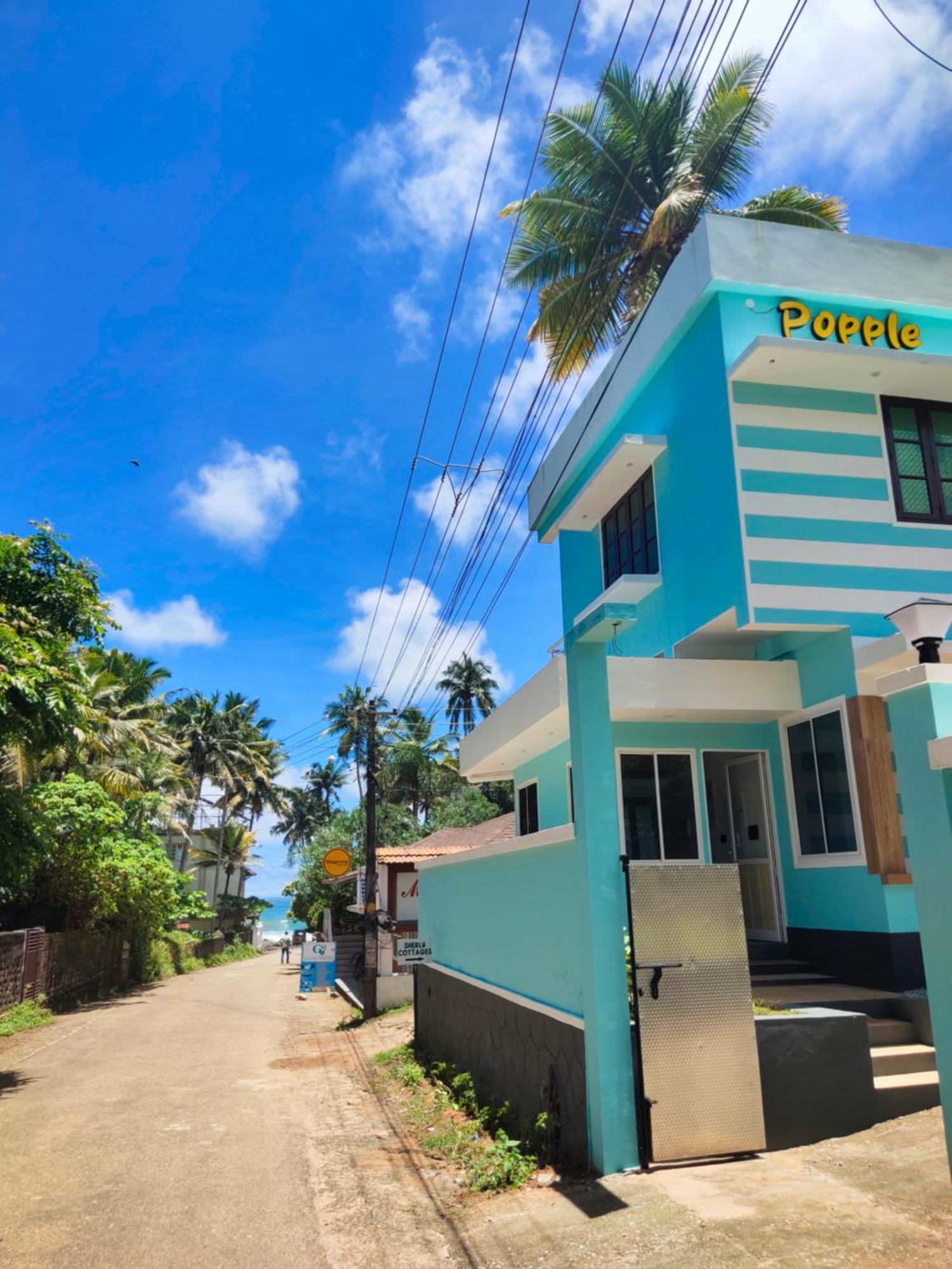 Popple Beach House Varkala Exterior foto