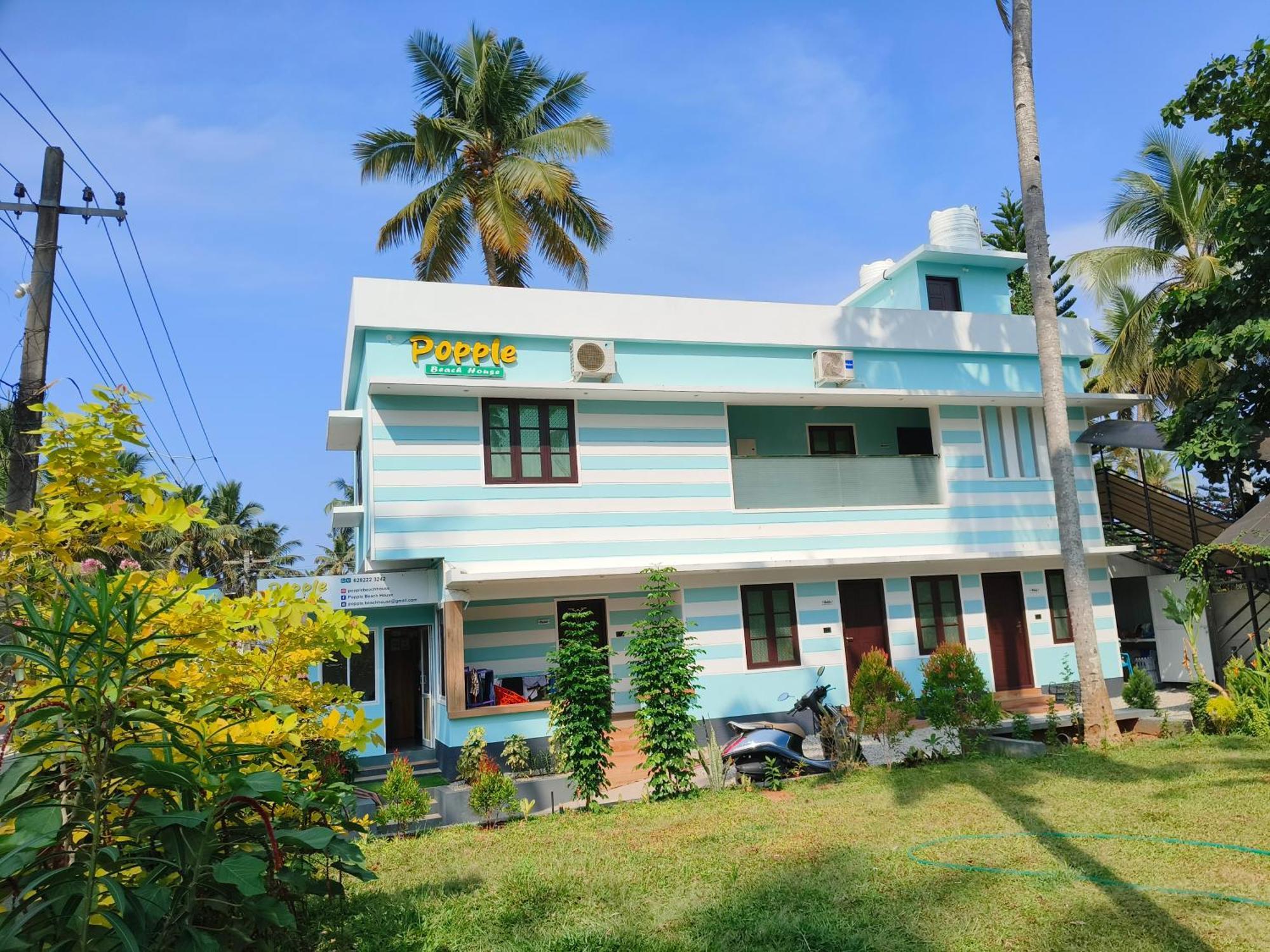 Popple Beach House Varkala Exterior foto